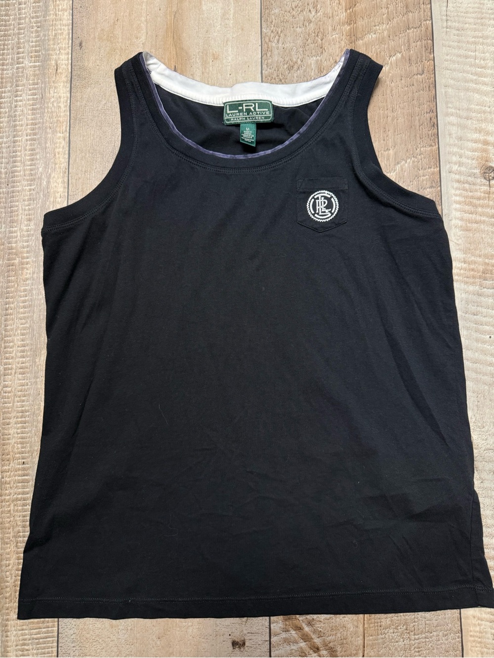 90s/00 style ralph lauren tank top
